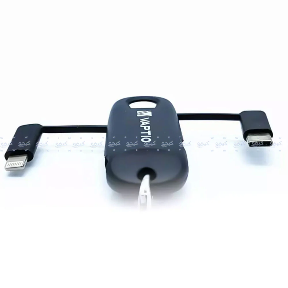 Vaptio USB + Micro + Type-C + Lightning 5in1 Lanyard Converter Cable Fast Charging - Image 3