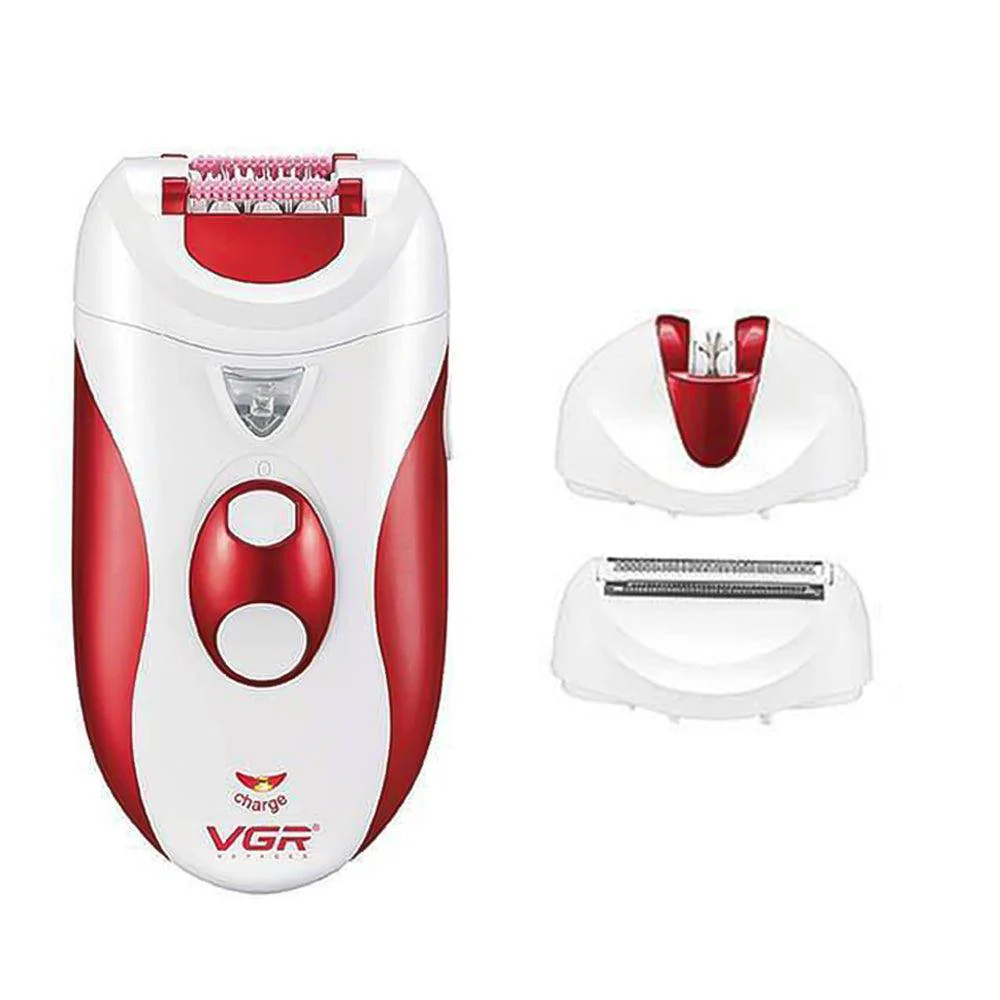 VGR Professional Epilator 3-in-1 V-702 - Red