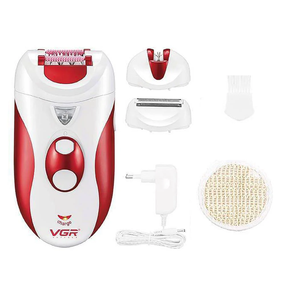 VGR Professional Epilator 3-in-1 V-702 - Red - Image 3
