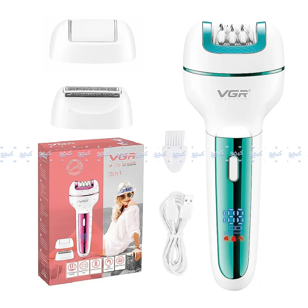 VGR Professional Epilator 3-in-1 V-732 - Image 3