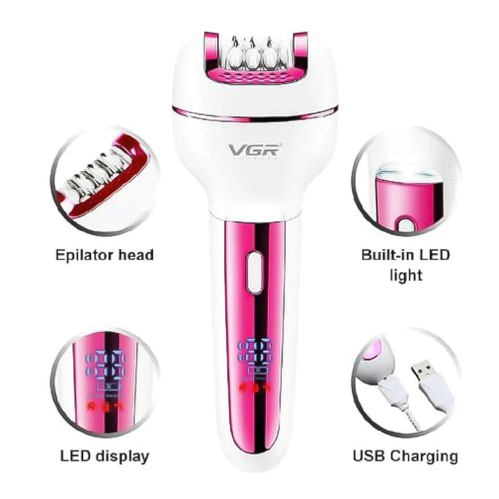 VGR Professional Epilator 3-in-1 V-732 - Image 6