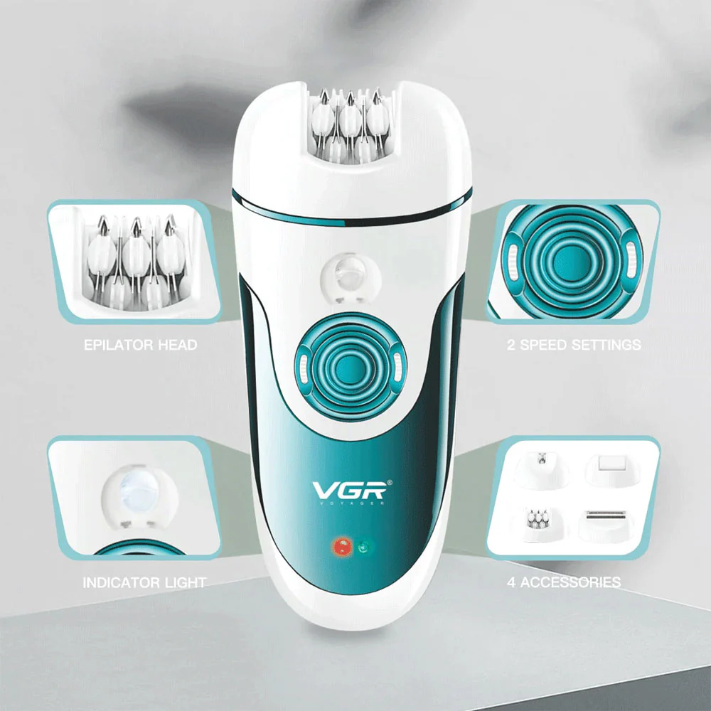 VGR Professional Epilator 4-in-1 V-700 - Image 5