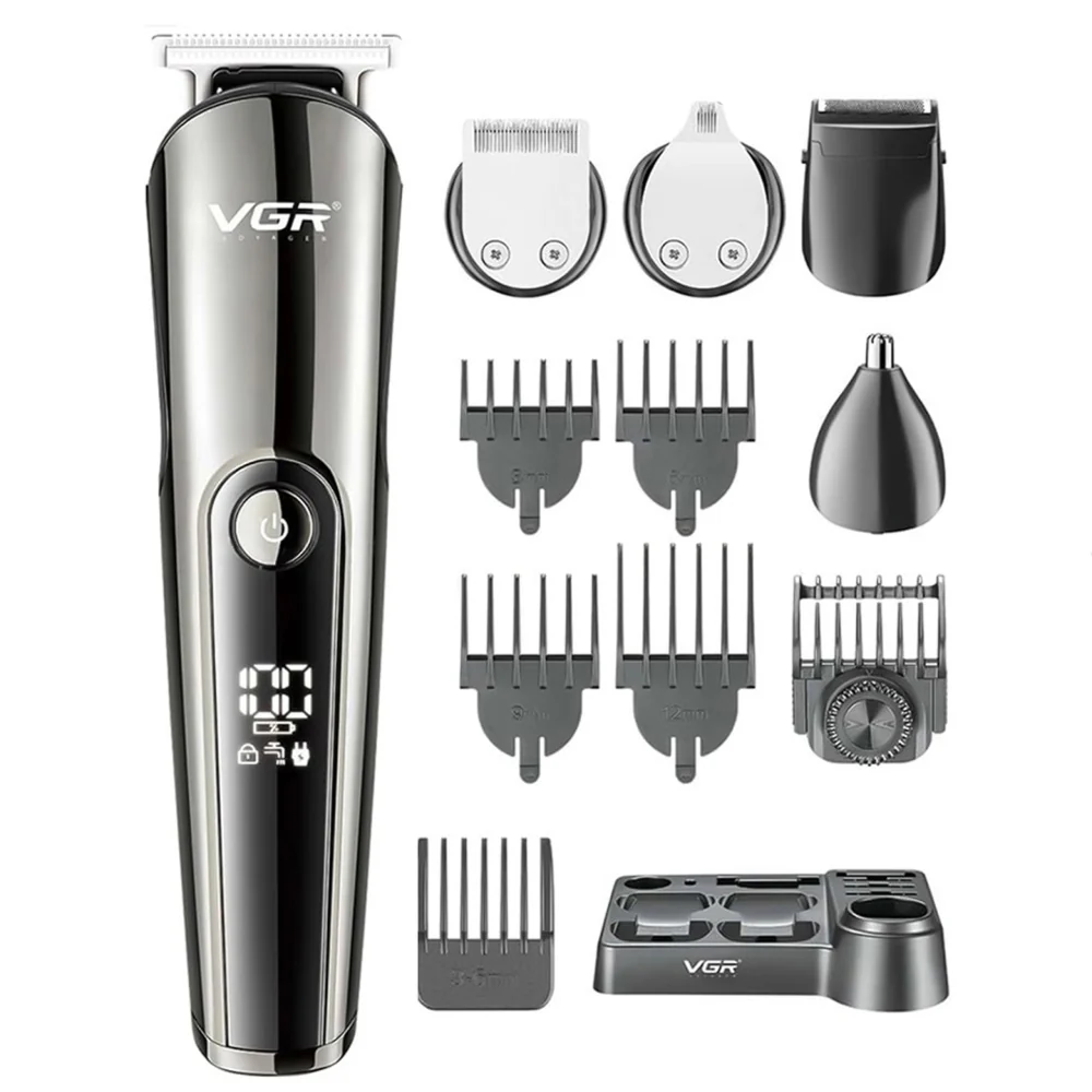 VGR Professional Grooming Kit 11-in-1 V-107 - Black