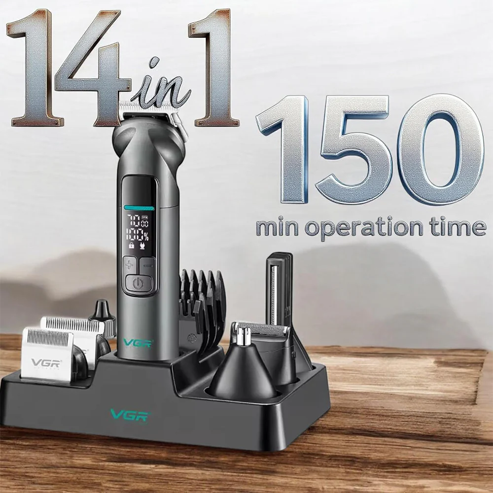 VGR Professional Grooming Kit 14-in-1 V-096 - Image 5