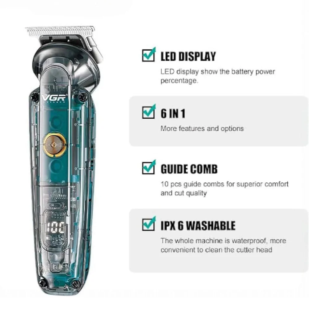 VGR Professional Grooming Kit 6-in-1 V-102 - Image 3