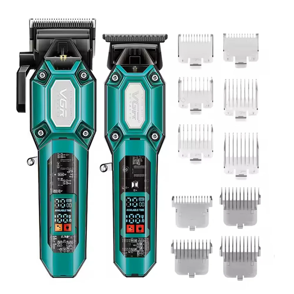 VGR Professional Hair Clipper and Trimmer Set V-600 & V-900 - Image 3