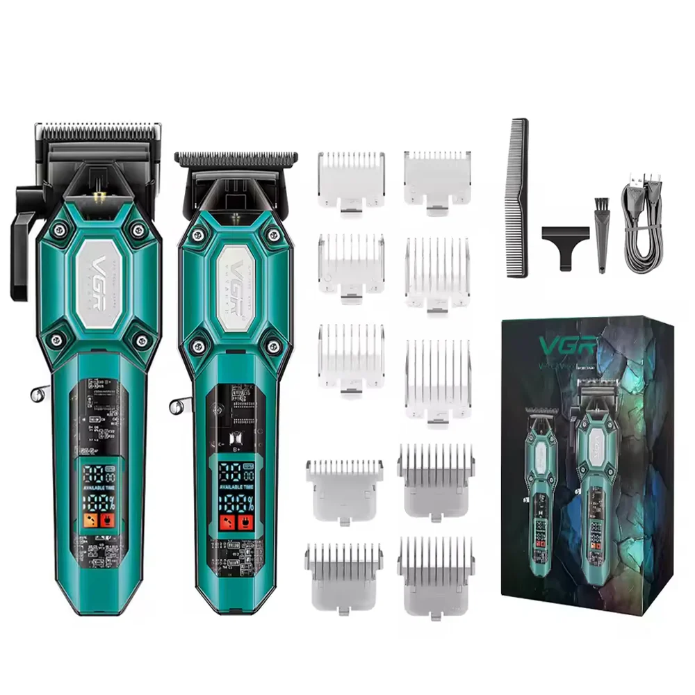 VGR Professional Hair Clipper and Trimmer Set V-600 & V-900 - Image 4