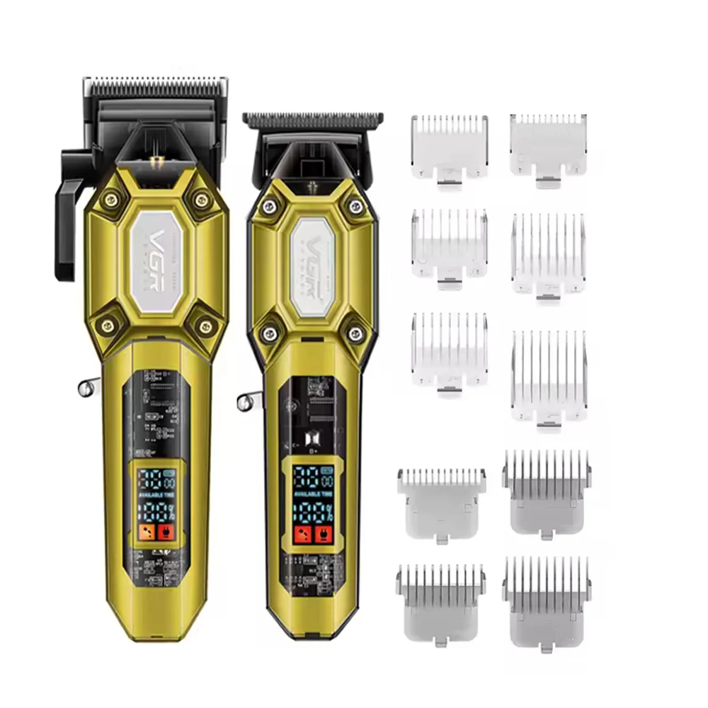 VGR Professional Hair Clipper and Trimmer Set V-600 & V-900 - Image 5