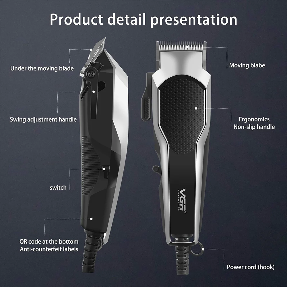 VGR Professional Hair Clipper V-130 - Image 7