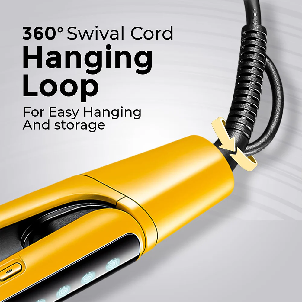 VGR Professional Hair Straightener V-521 - Yellow - Image 5