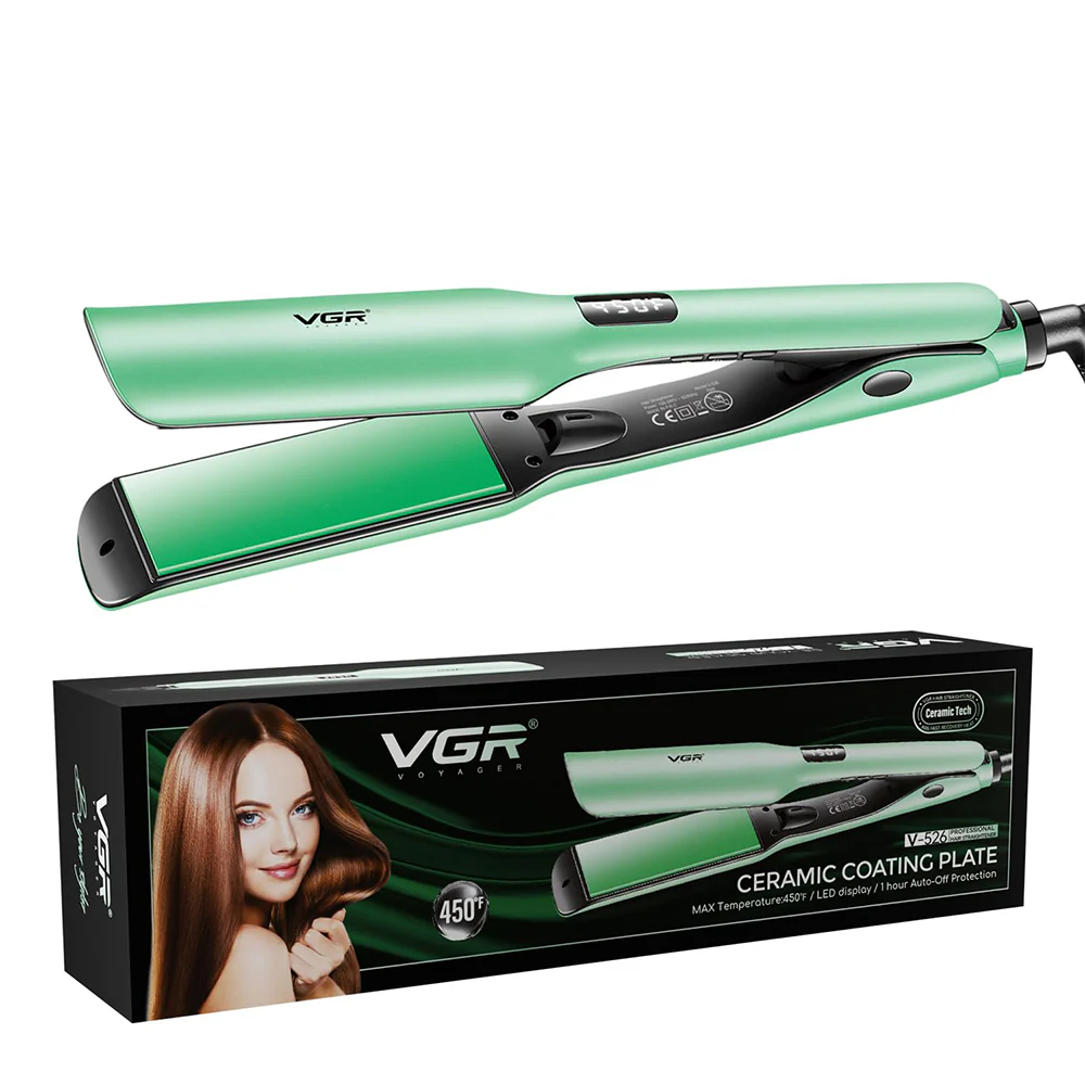VGR Professional Hair Straightener V-526 - Green - Image 2