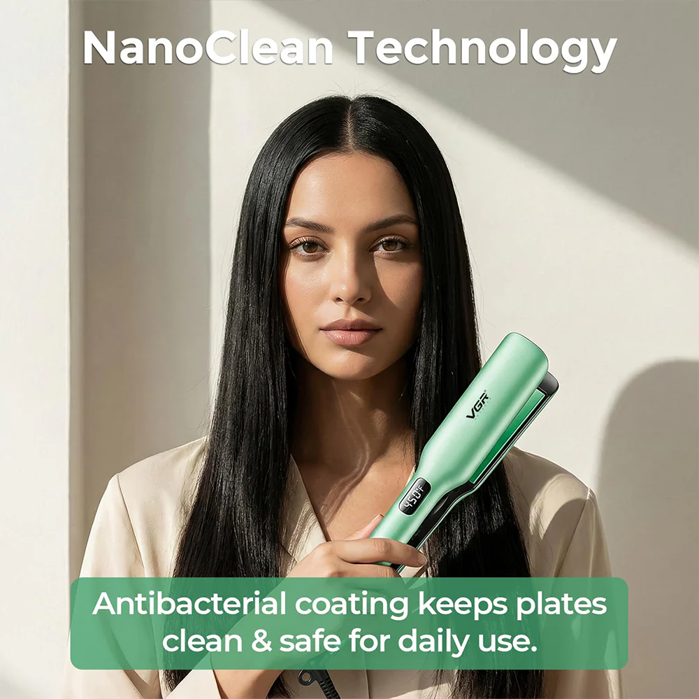 VGR Professional Hair Straightener V-526 - Green - Image 4