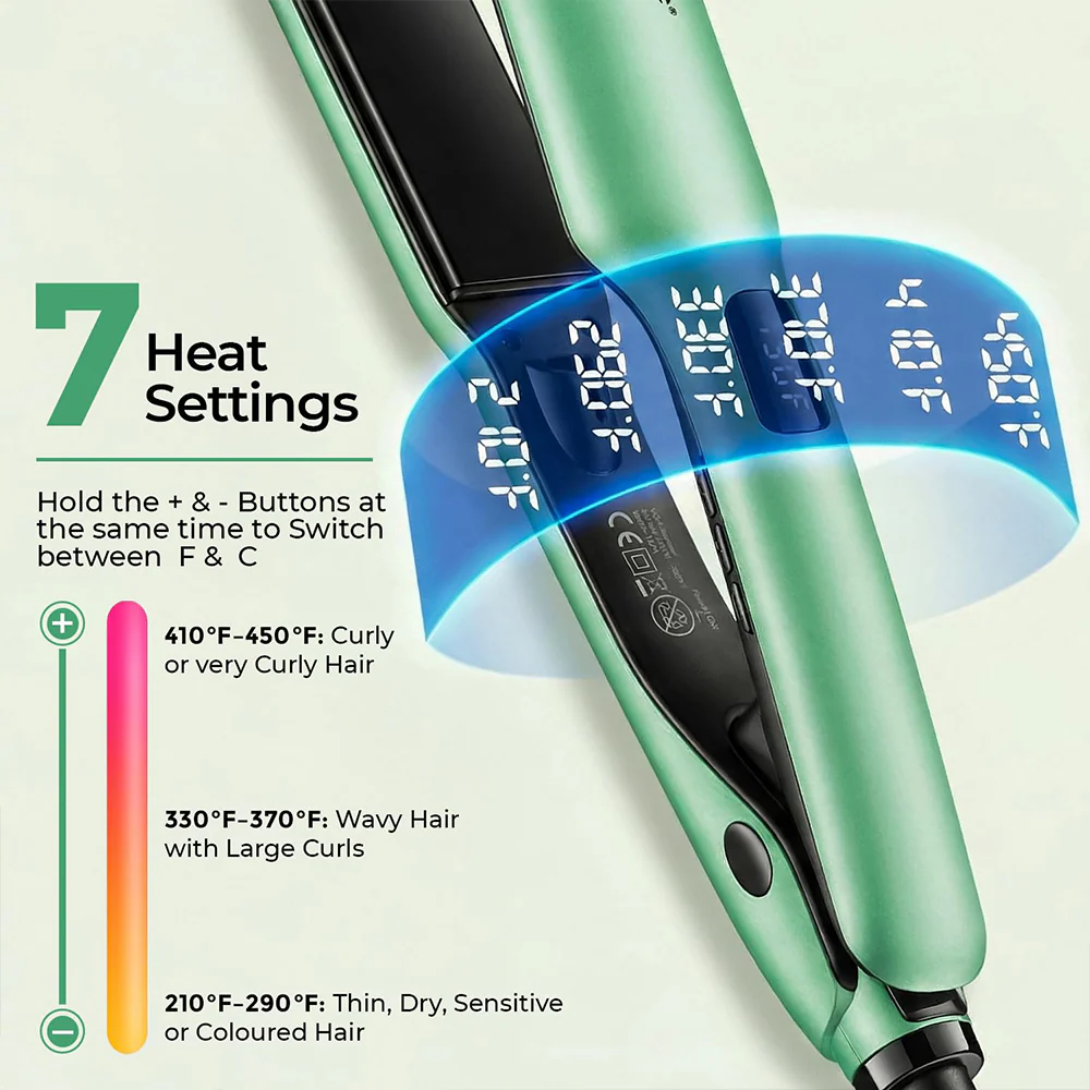 VGR Professional Hair Straightener V-526 - Green - Image 5