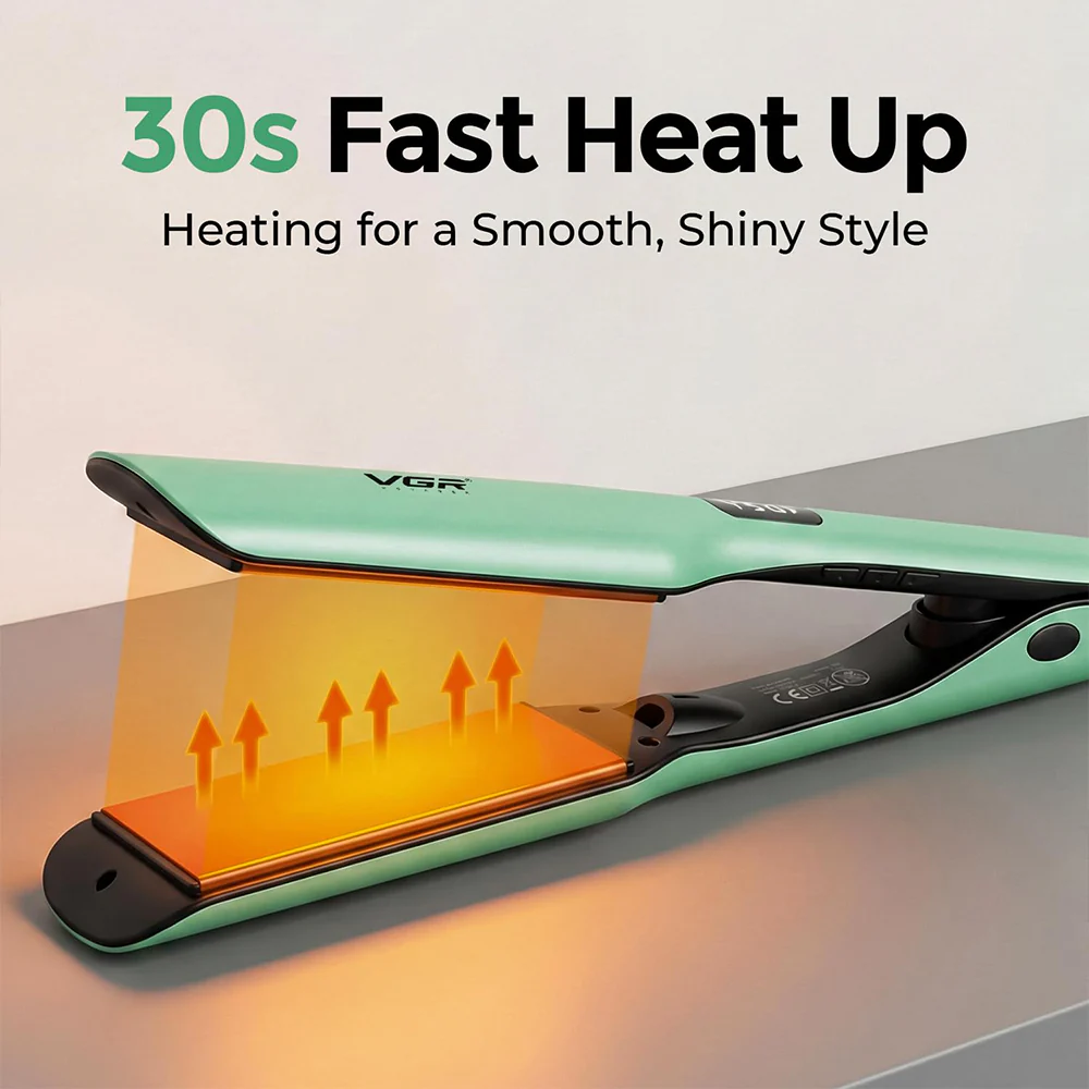 VGR Professional Hair Straightener V-526 - Green - Image 7