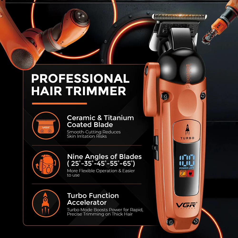 VGR Professional Hair Trimmer V-274 - Image 9