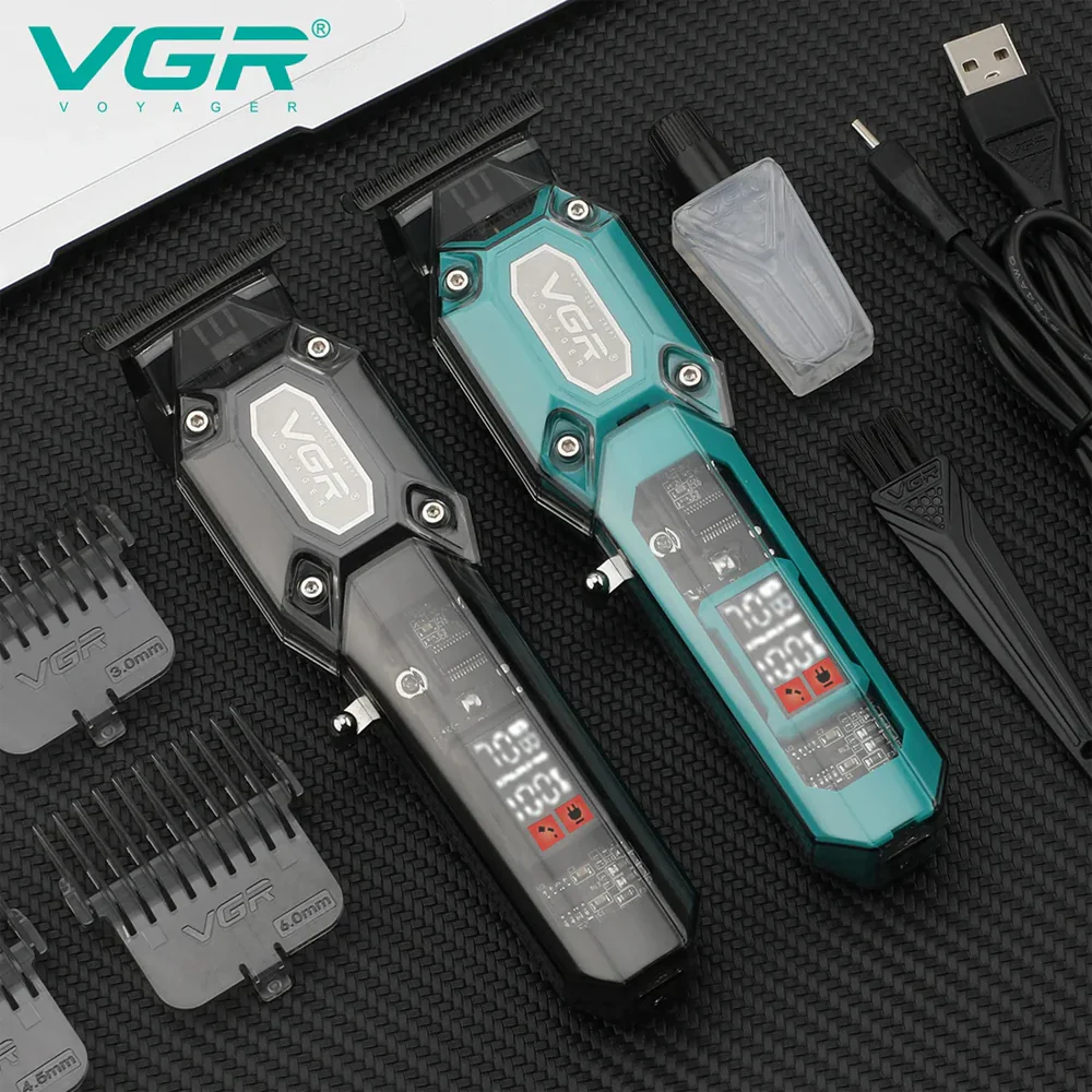 VGR Professional Hair Trimmer V-900 - Black - Image 6