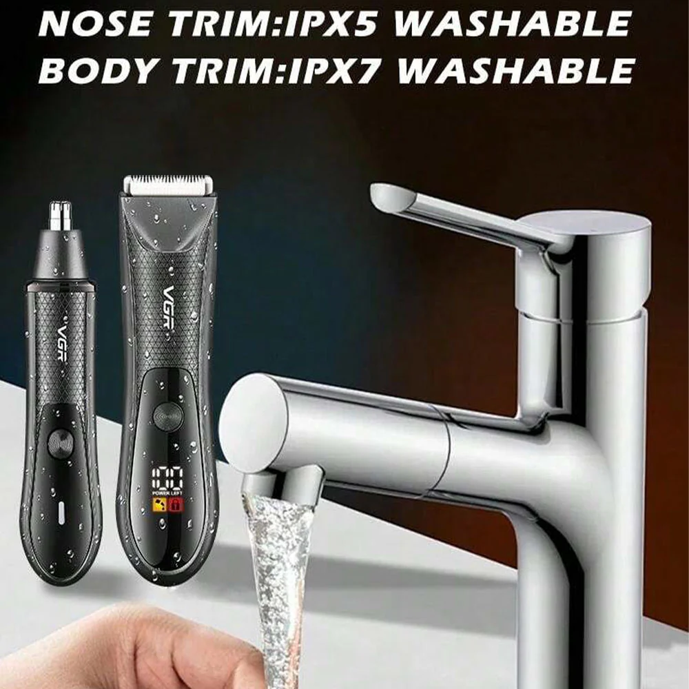 VGR Professional Nose and Body Trimmer V-934 - Image 9