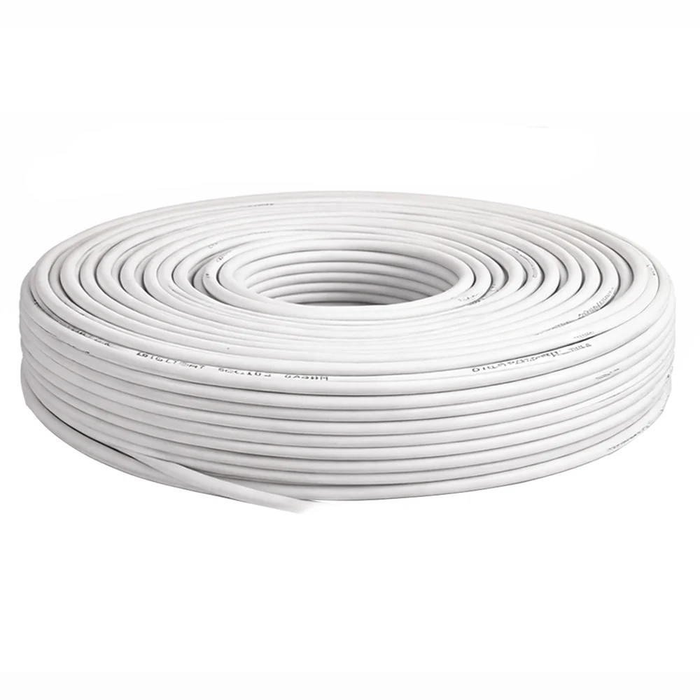 View Star Al Foil +96x0.12 Al Coaxial Cable RG6/U 50y - White