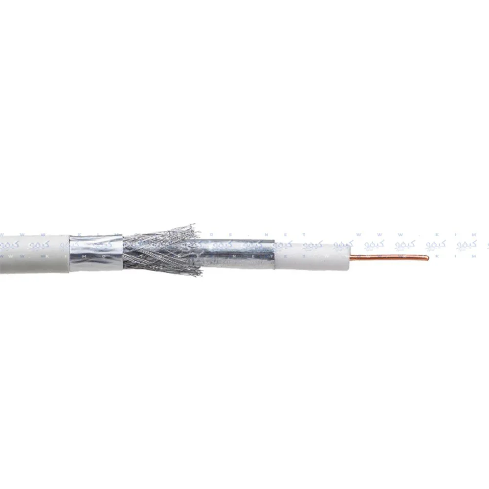 View Star Al Foil +96x0.12 Al Coaxial Cable RG6/U 70y - White - Image 2