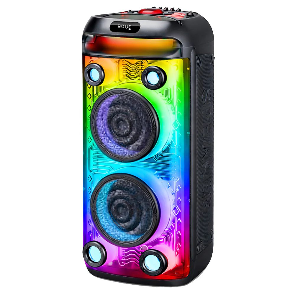 Vovo V-2880 Party RGB Portable Speaker With Mic 1.0 - Image 2