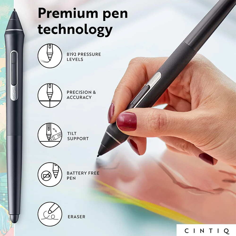 Wacom Cintiq 16 DTK1660K0B Creative Pen Display 15.6 Inch - Black - Image 20