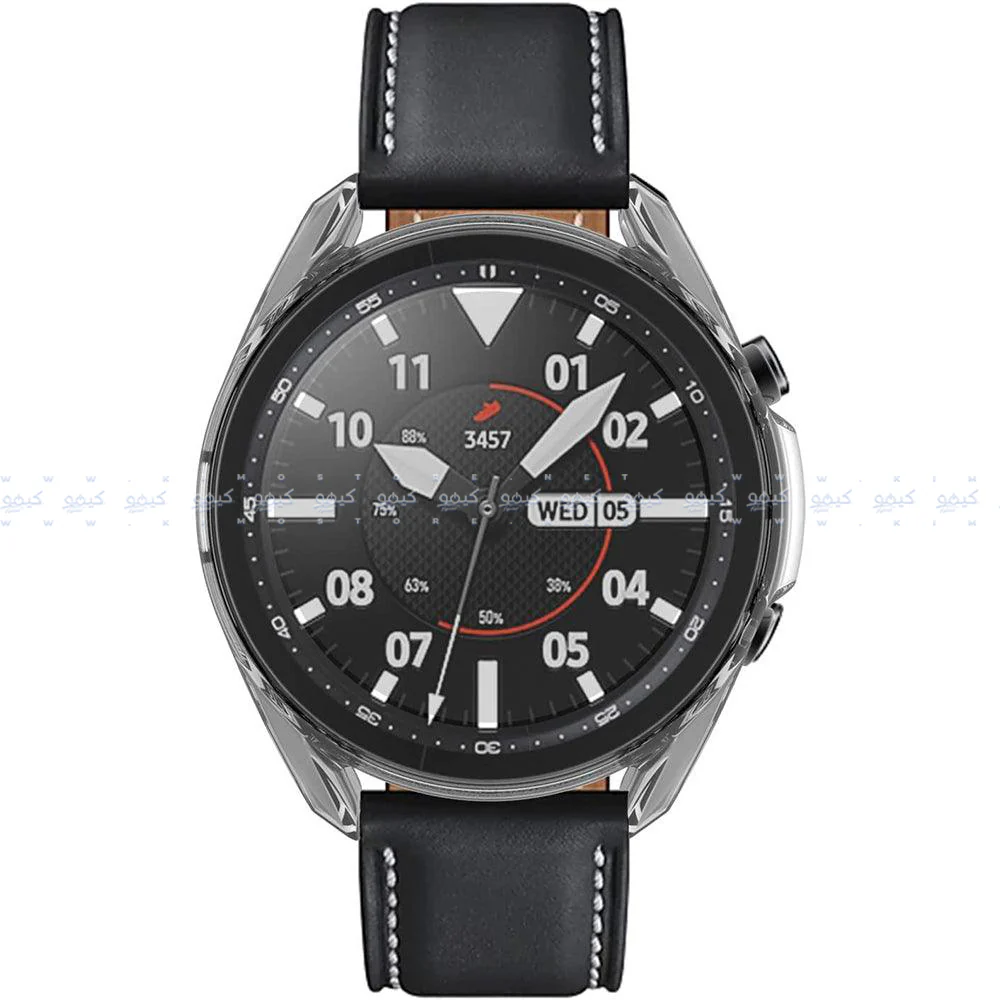 Watch Silicone Body Cover Samsung Galaxy Watch 3 45mm - Transparent - Image 3