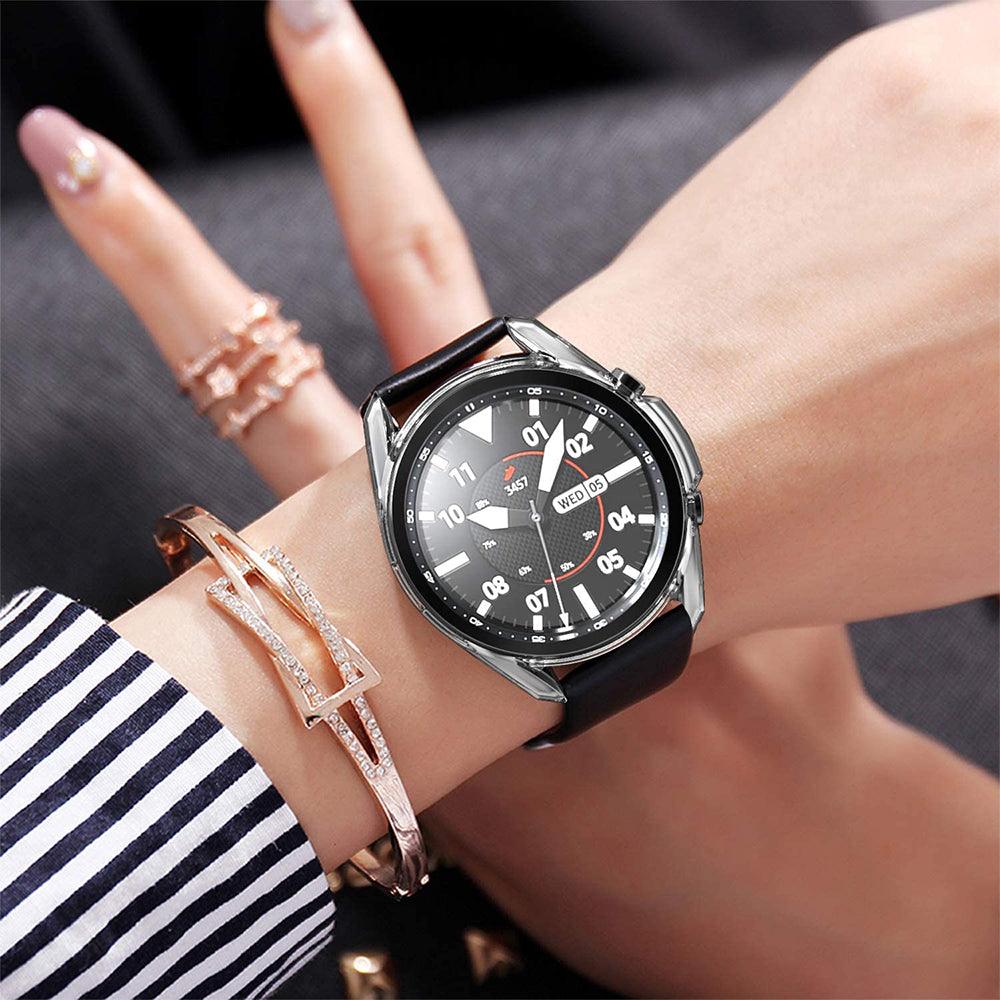 Watch Silicone Body Cover Samsung Galaxy Watch 3 45mm - Transparent - Image 4