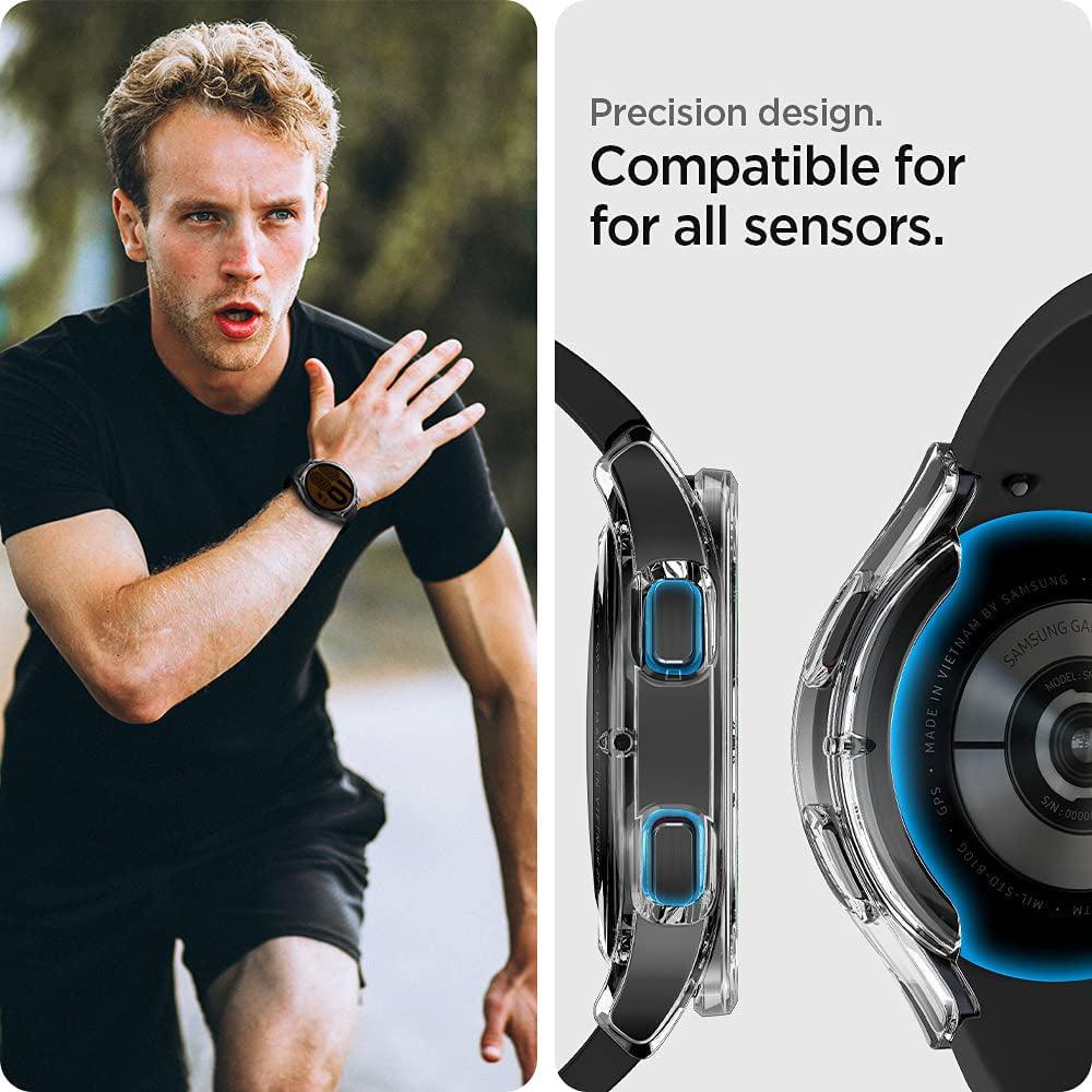 Watch Silicone Body Cover Samsung Galaxy Watch 4 46mm - Transparent - Image 4