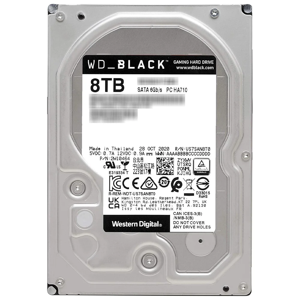 Western Digital Black 8TB 3.5 inch Gaming Internal Hard Drive - Image 3