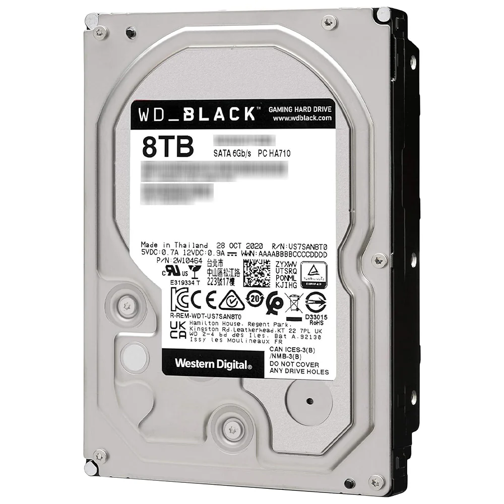 Western Digital Black 8TB 3.5 inch Gaming Internal Hard Drive - Image 4