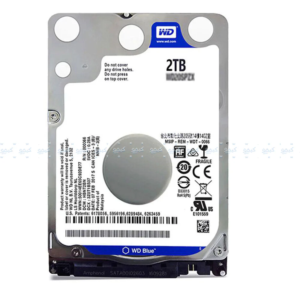 Western Digital Blue 2TB 2.5 Inch Internal Laptop Hard Drive - Image 3