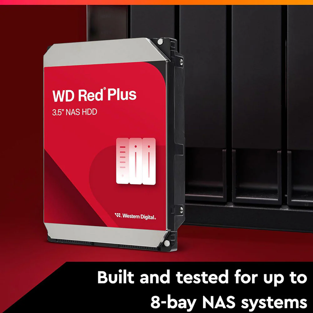 Western Digital Red Plus NAS 12TB 3.5 Inch Internal Hard Drive - Image 4
