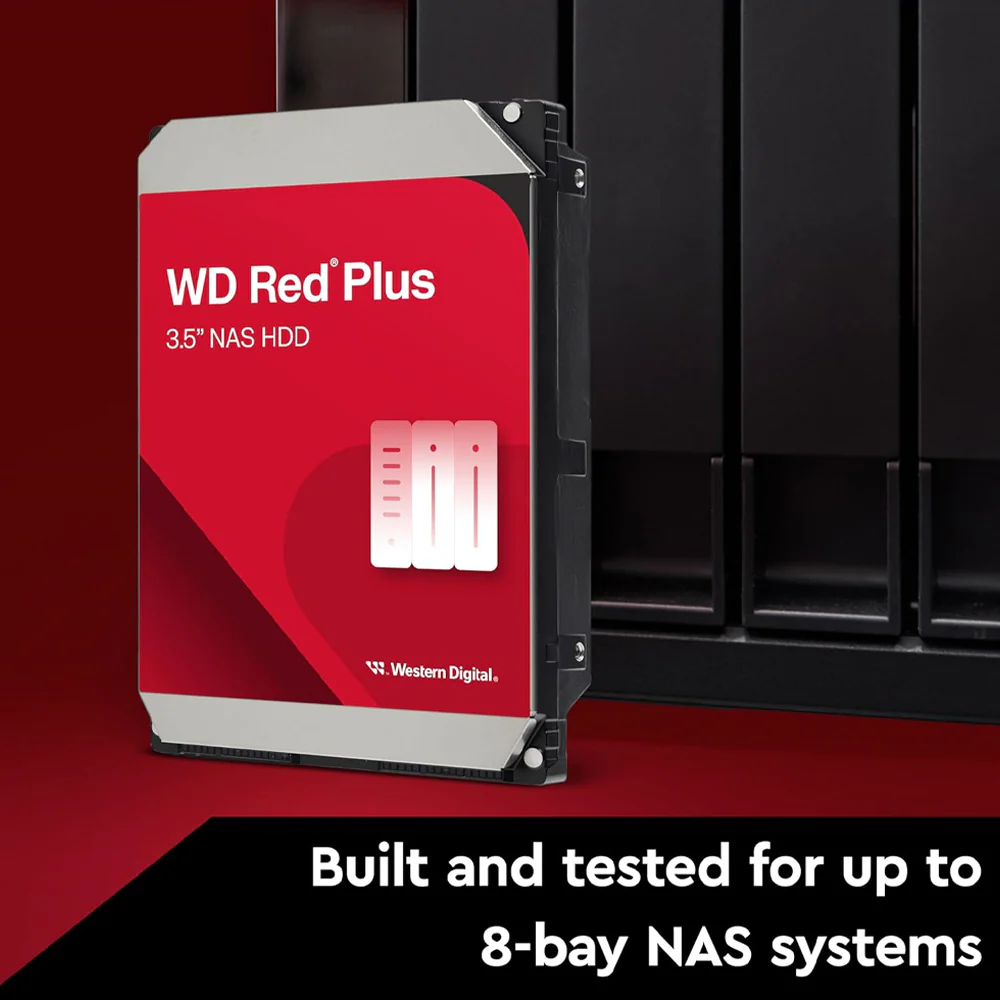 Western Digital Red Plus NAS 3TB 3.5 Inch Server Internal Hard Drive - Image 4
