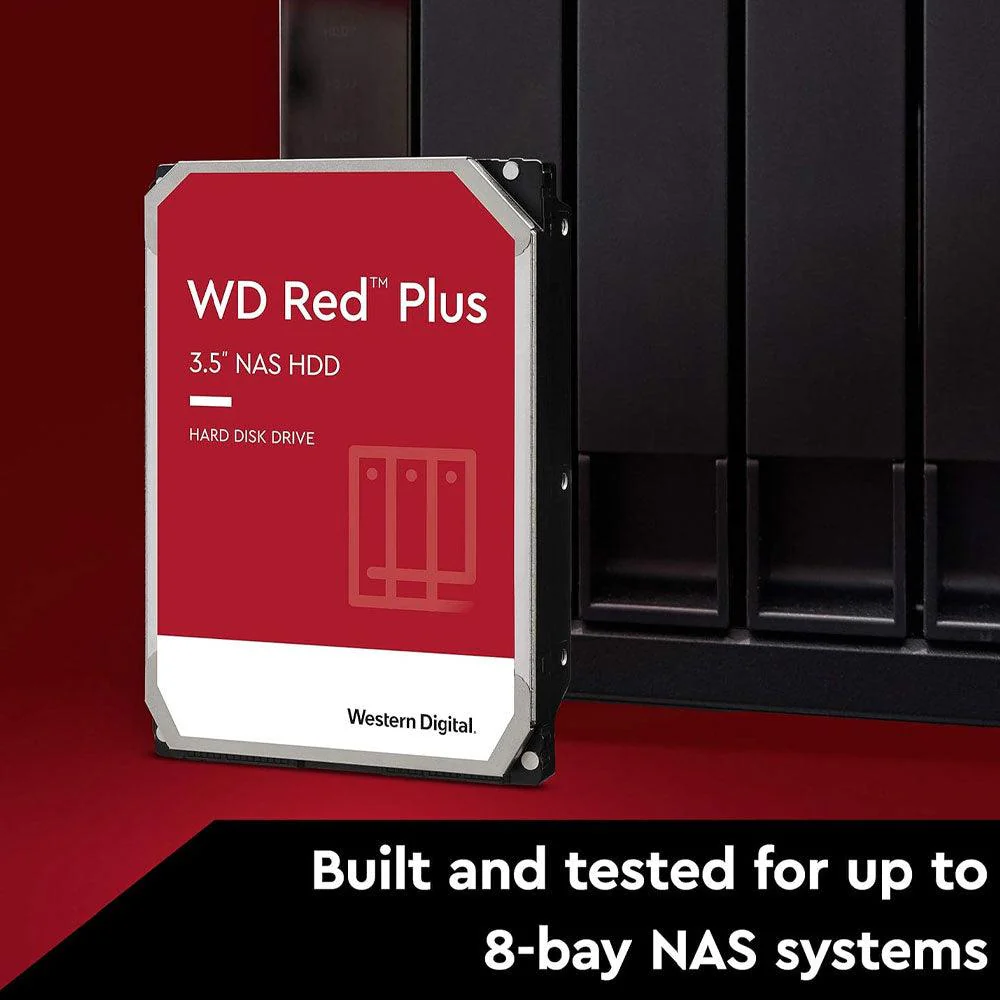Western Digital Red Plus NAS 4TB 3.5 Inch Server Internal Hard Drive - Image 3