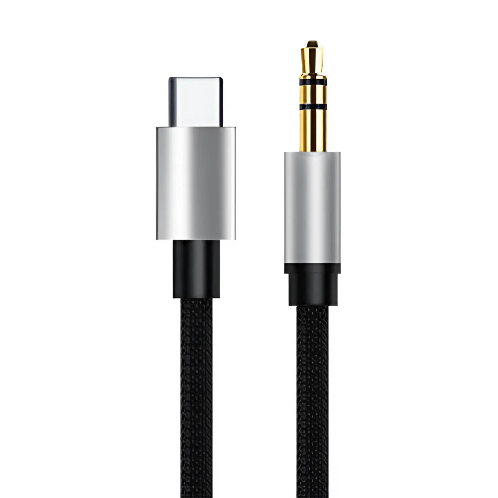 X-Scoot XS-514 3.5mm AUX Audio To Type-C Cable 1m - Black