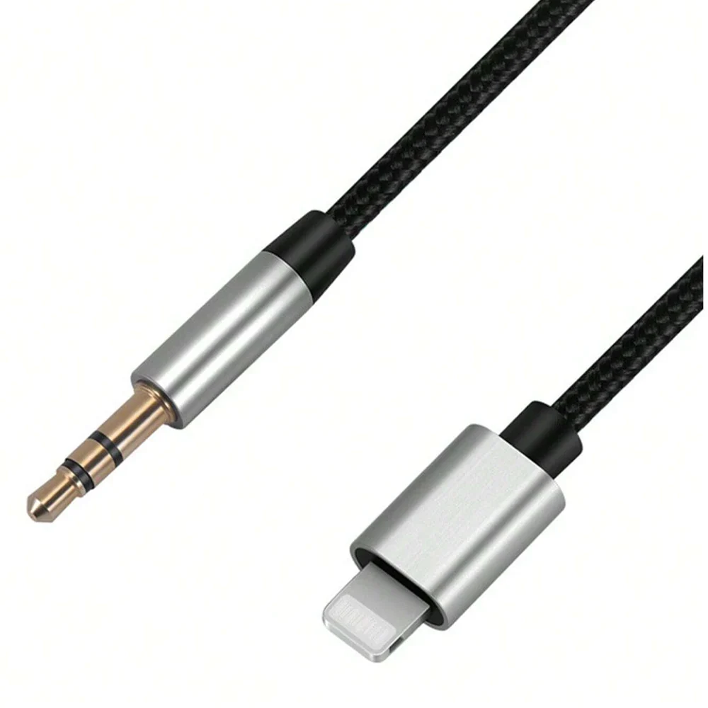 X-Scoot XS-515 Lightning To 3.5mm AUX Audio Cable 1m - Black - Image 3
