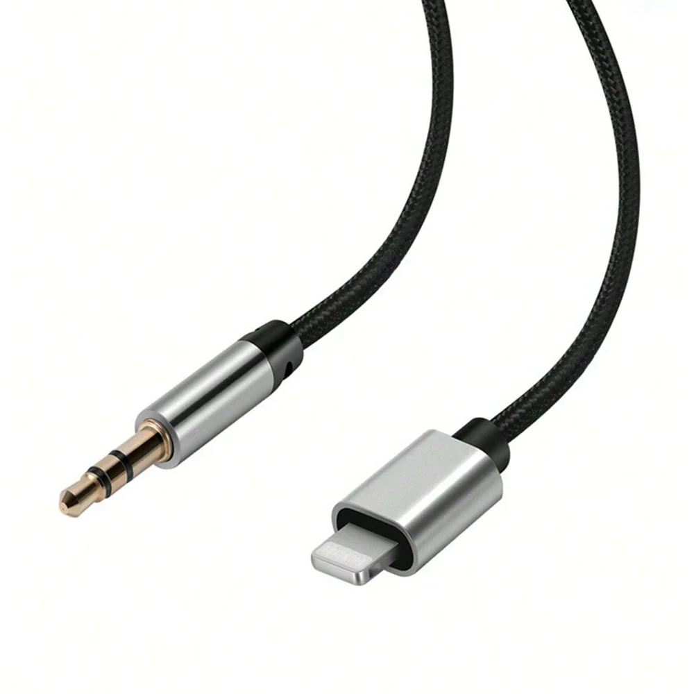 X-Scoot XS-515 Lightning To 3.5mm AUX Audio Cable 1m - Black - Image 4