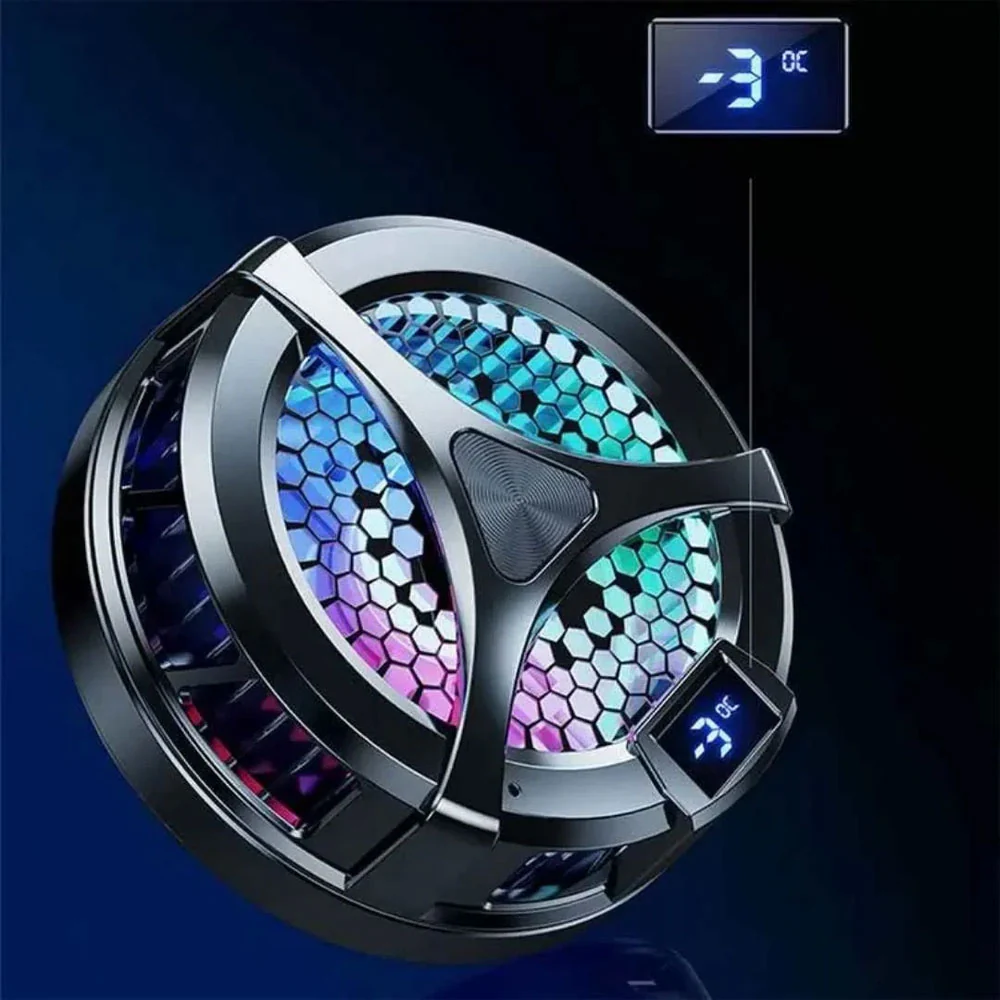 X36 Rechargeable Magnetic RGB Cooling Fan - Image 2