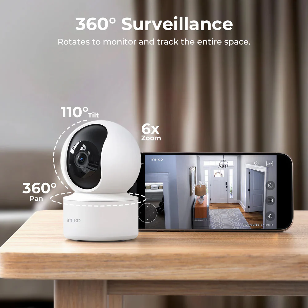 Xiaomi IMILAB C21 Wi-Fi Pan & Tilt AI Indoor Security Camera 2.5K 4MP (Mic) - Image 10