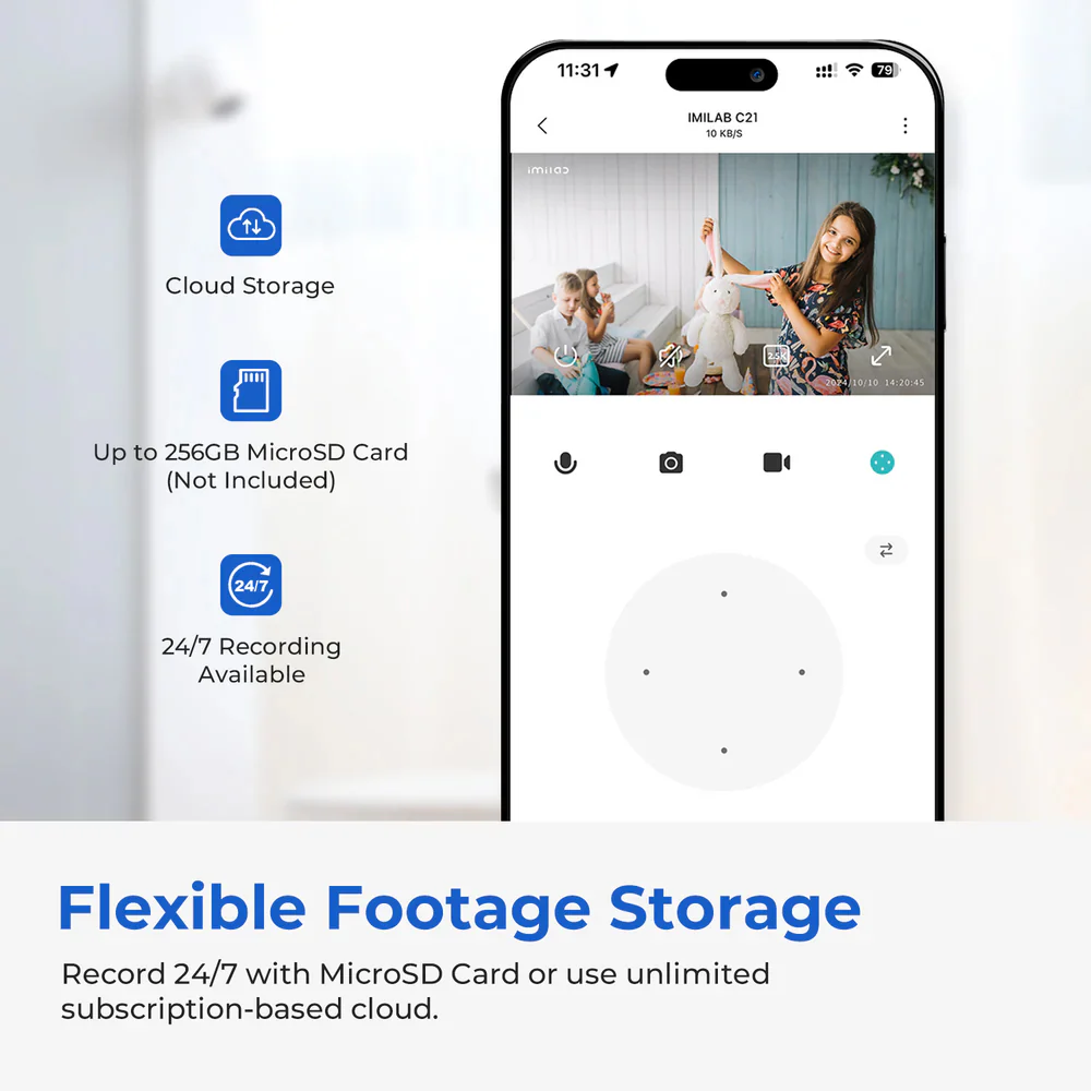 Xiaomi IMILAB C21 Wi-Fi Pan & Tilt AI Indoor Security Camera 2.5K 4MP (Mic) - Image 4