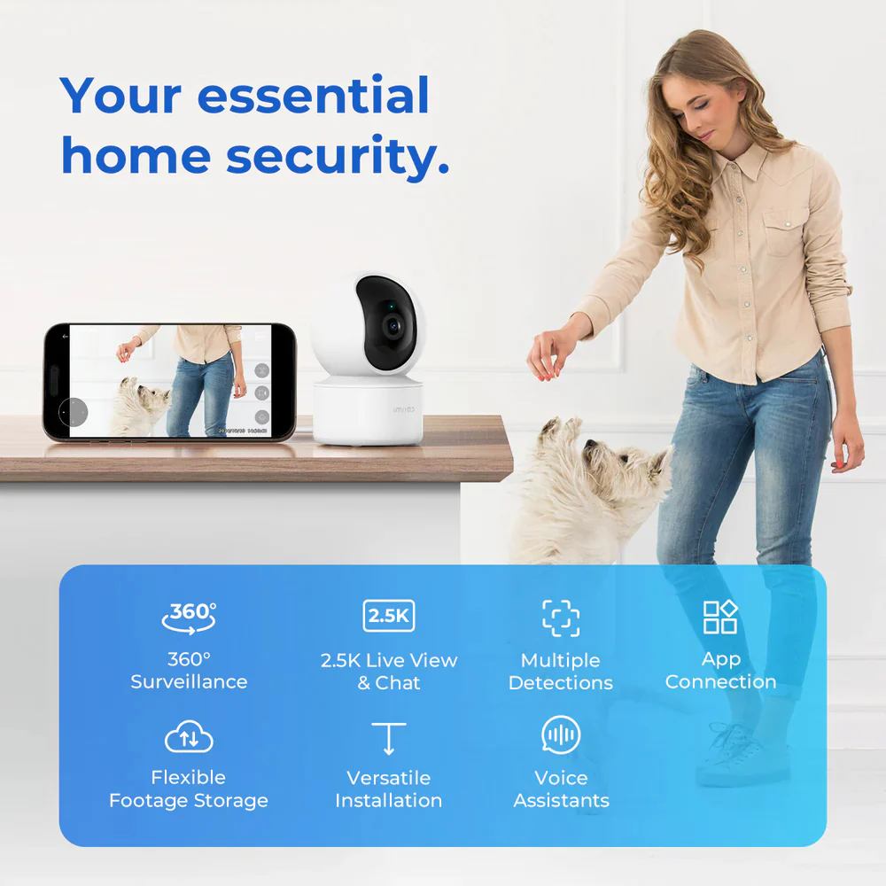Xiaomi IMILAB C21 Wi-Fi Pan & Tilt AI Indoor Security Camera 2.5K 4MP (Mic) - Image 5