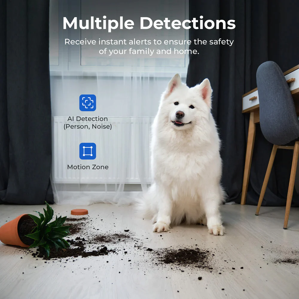 Xiaomi IMILAB C21 Wi-Fi Pan & Tilt AI Indoor Security Camera 2.5K 4MP (Mic) - Image 9