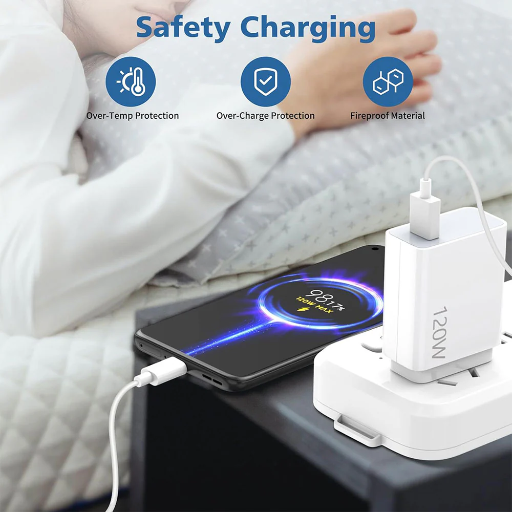 Xiaomi MDY-13-EF Wall Charger Type-C Cable 120W Fast Charging - Image 6