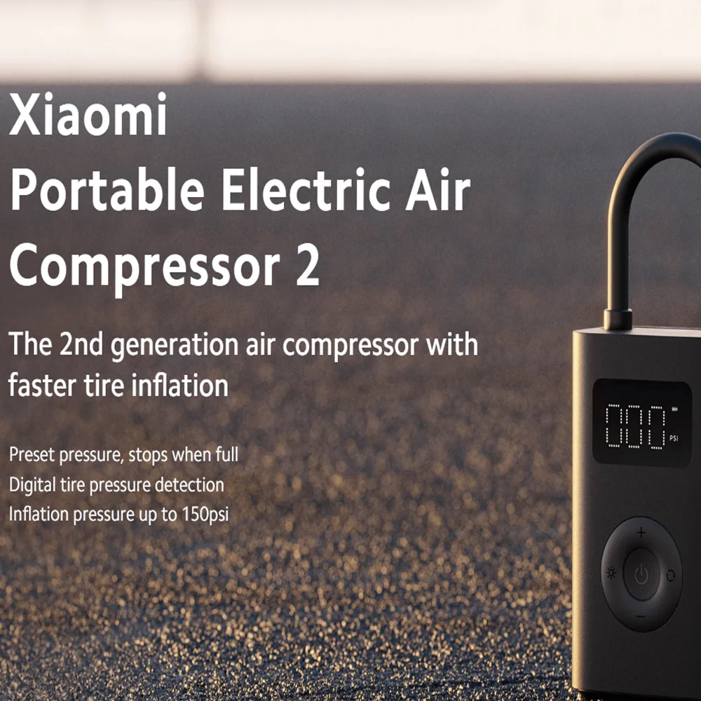 Xiaomi Portable Electric Compressor 2 MJCQB06QW - Black - Image 15