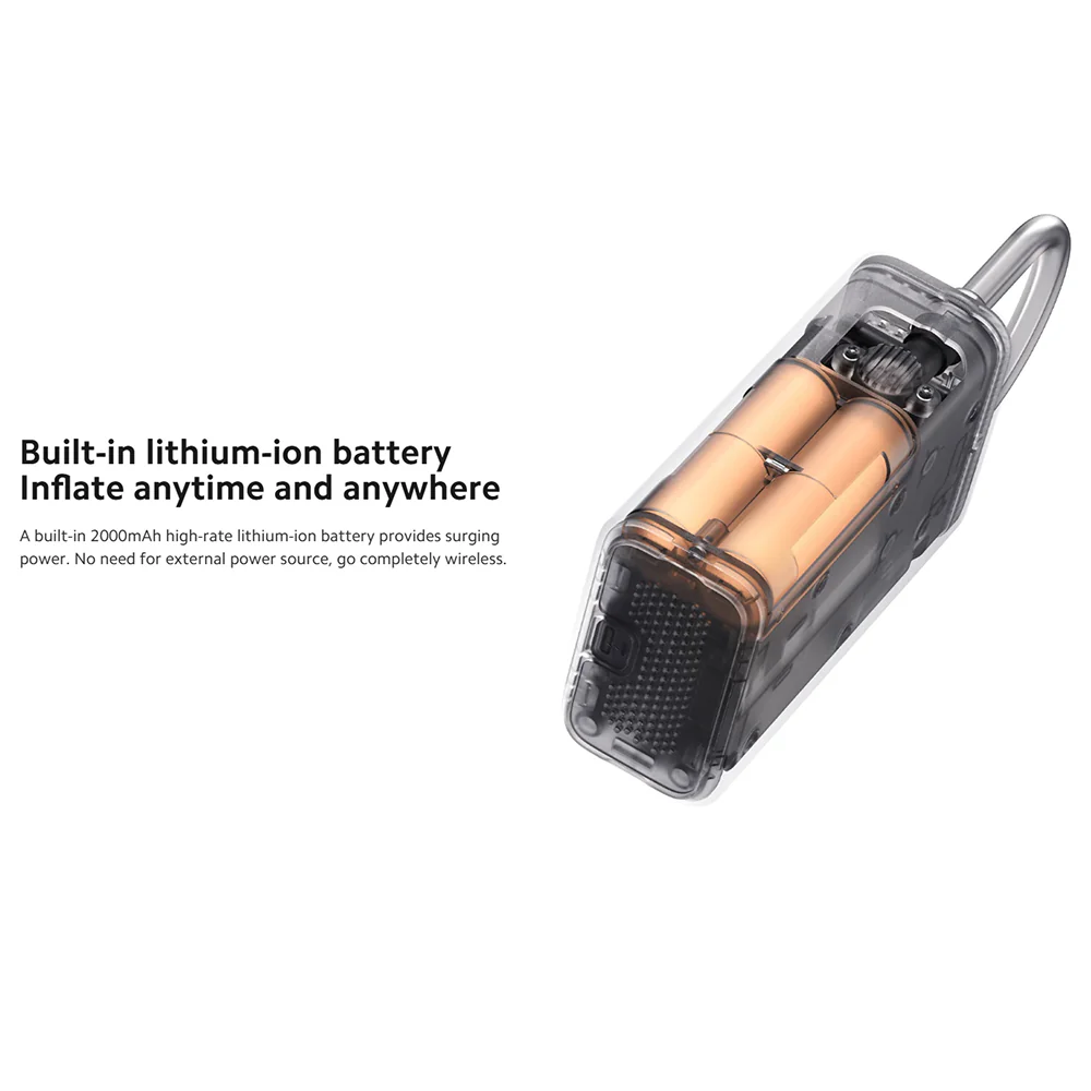 Xiaomi Portable Electric Compressor 2 MJCQB06QW - Black - Image 8