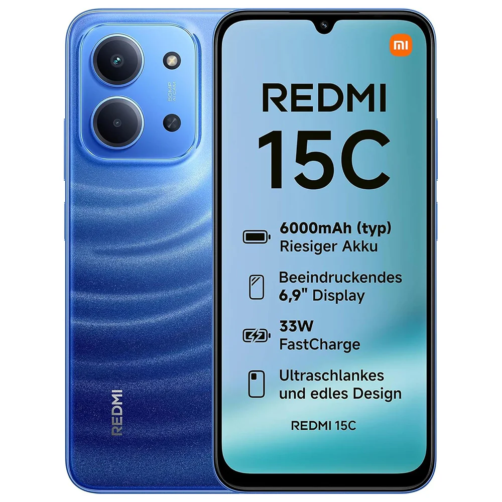 Xiaomi Redmi 15C Dual SIM (128GB / 6GB Ram / 6.9 Inch / 4G LTE)
