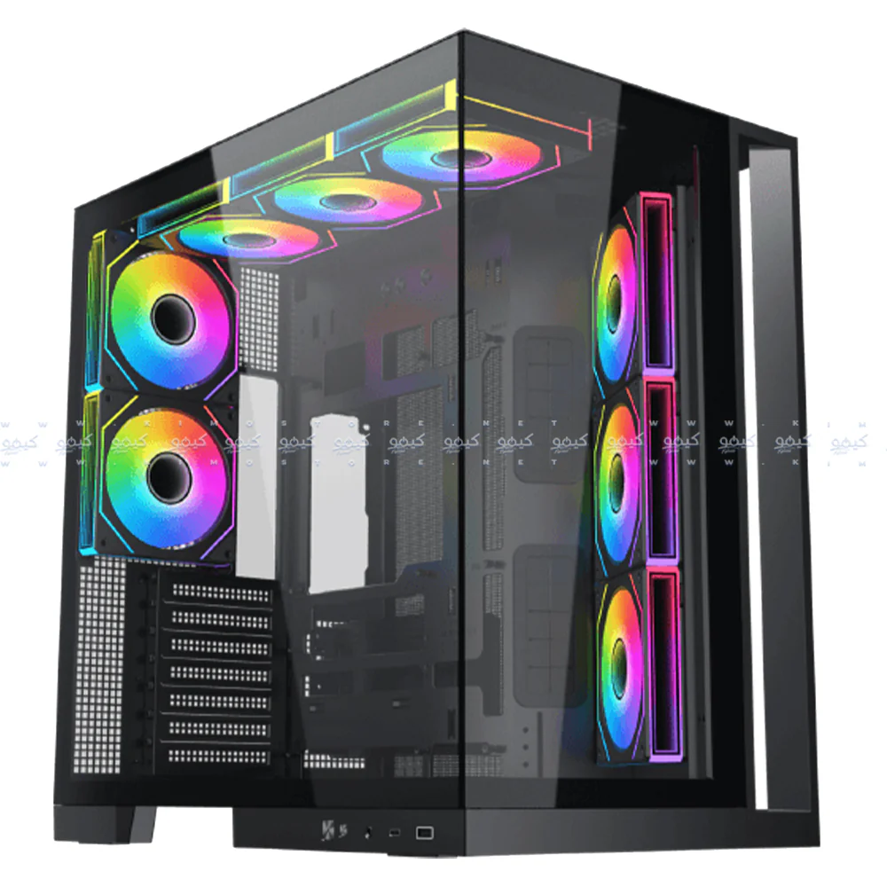 Xigmatek Aqua 7 ARGB Gaming Super Tower Case - Black