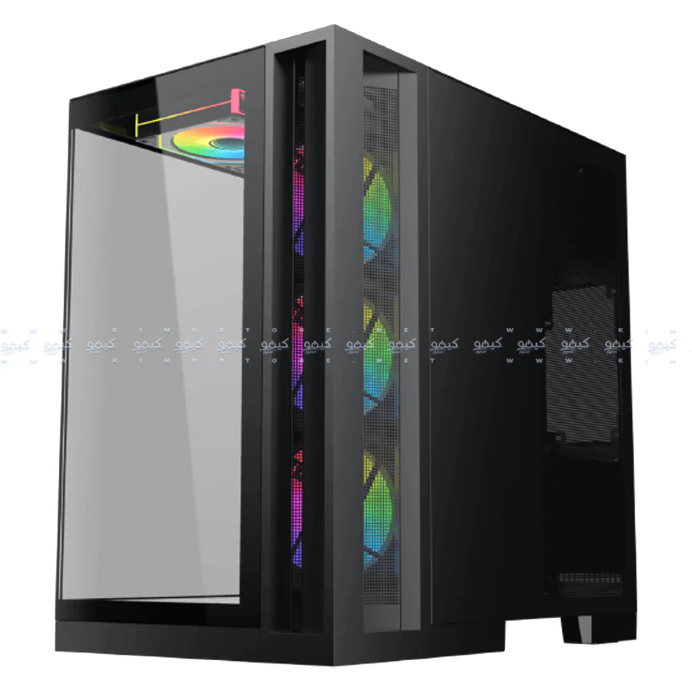 Xigmatek Aqua 7 ARGB Gaming Super Tower Case - Black - Image 3