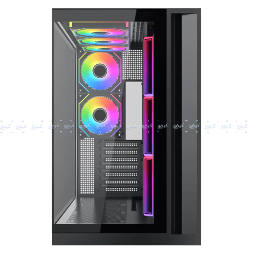 Xigmatek Aqua 7 ARGB Gaming Super Tower Case - Black - Image 4