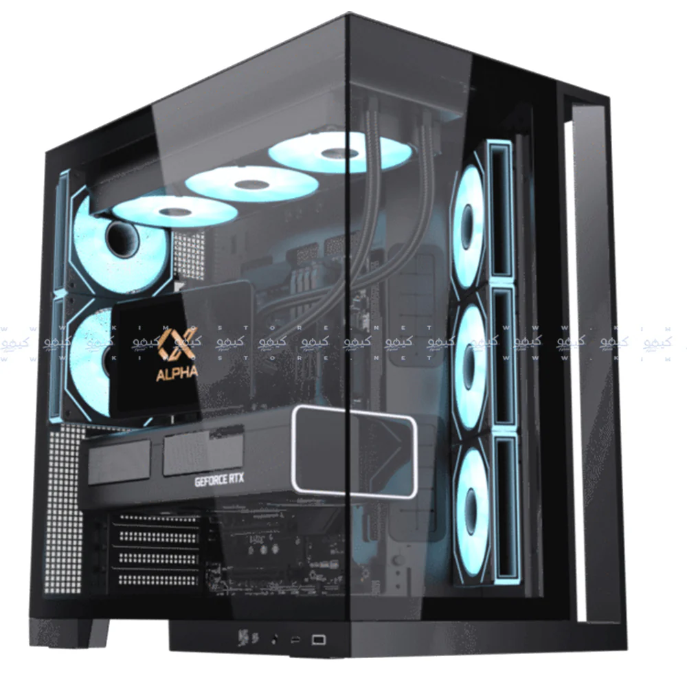 Xigmatek Aqua 7 ARGB Gaming Super Tower Case - Black - Image 5